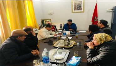 رئيس المجلس البلدي لمدينة الراشيدية يستقبل رؤساء الأندية الرياضية بالمدينة