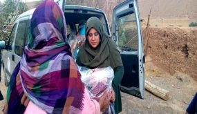 توزيع الملابس الشتوية على ساكنة المناطق الجبلية بمنطقة اشبارو