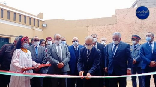 شكيب بنموسى: مراسيم تدشين الثانوية التأهيلية الخوارزمي بكلميمة