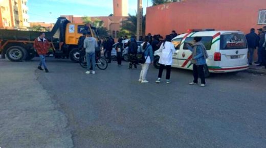 الرشيدية: حادث سيرٍ خطير يشل حركة السير بحي لابيطا