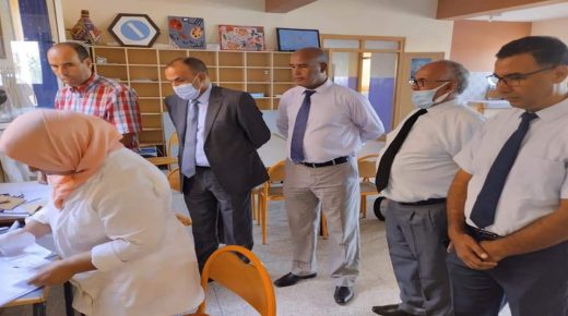 المصطفى هاشمي في زيارة تفقدية لعدد من المؤسسات التعليمية بالرشيدية