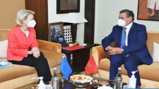 رئيس الحكومة عزيز أخنوش يجري اتصالا مع رئيسة المفوضية الأوروبية