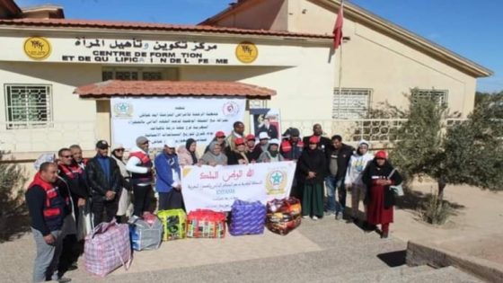 الفرع الجهوي للشبكة الوطنية لدعم الحكم الذاتي بالصحراء المغربية في عمل إنساني بإقليم ميدلت