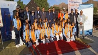 إناث فريق الأمل الرياضي لكرة السلة بالرشيدية يشاركن في البطولة الوطنية المدرسية بكلميم