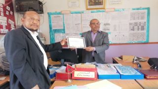 زاكورة .. زيارة تلامذة مجموعة مدارس الزاوية لثانوية الإمام البخاري