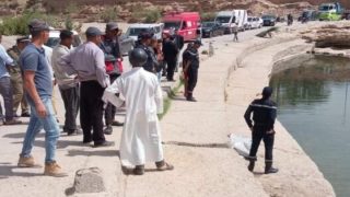 إخراج شاب ينحدر من تنغير جثة هامدة بواد لمرار بطاطا