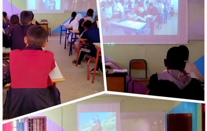 الرشيدية .. نشاط تربوي بالثانوية الإعدادية حمان الفطواكي بتاديغوست