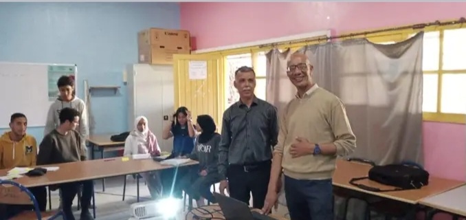 الرشيدية .. لقاء تواصلي بثانوية ابن طاهر التأهيلية