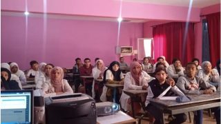 تنجداد ..ثانوية يوسف أزواوي الإعدادية بملعب تشهد نشاطا تأكيريا