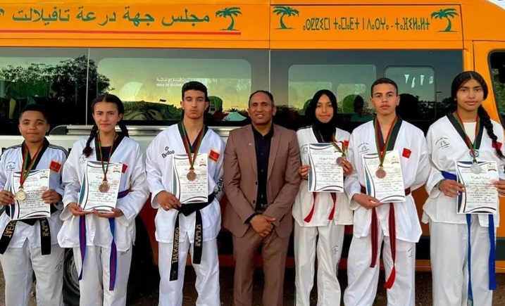 ميدلت .. جمعية أطلس للتايكواندو تفوز بميداليات مؤهلة للبطولة الوطنية