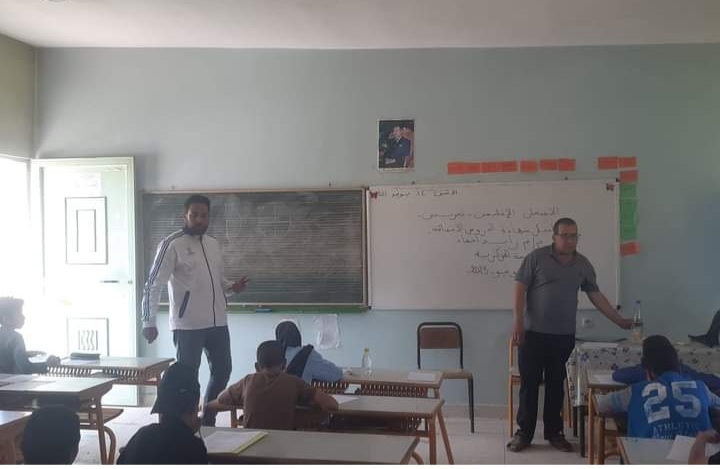 تنغير: مجموعة مدارس زايد احماد في امتحان تجريبي لفائدة تلميذات وتلاميذ المستوى السادس ابتدائي