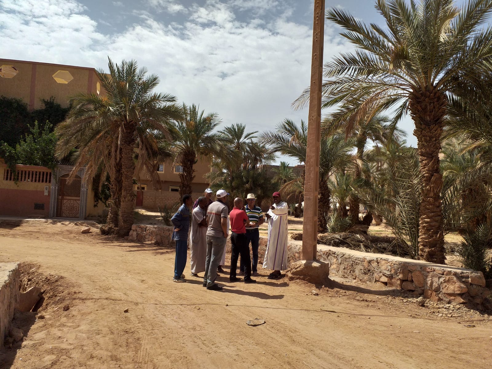 تنجداد.. المجلس الجماعي لفركلة السفلى يتفقد أشغال الطريق الرابطة بين قصري تغفرت وكردميت