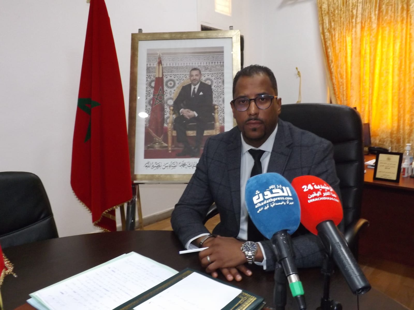 الرشيدية .. النظام الأساسي الجديد محور لقاء إعلامي لرئيس مصلحة الموارد البشرية مع منابر إعلامية