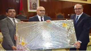 ميدلت ..أسرة القضاء تكرم رضا بلحسين رئيس المحكمة الابتدائية المنتقل