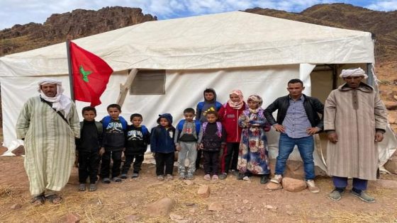 الخيمة المدرسية للأطفال الرحل بجماعة النقوب: مهمة نبيلة وسط أعزل المناطق بجبال صاغرو