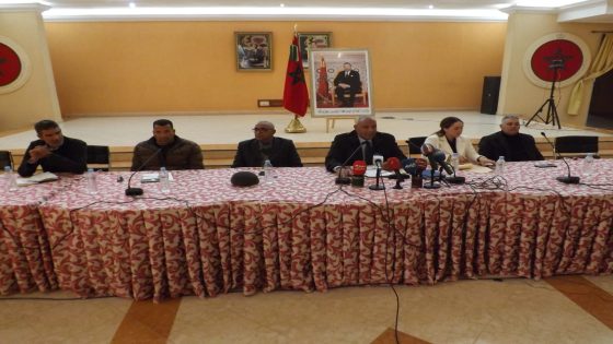 المجلس الجماعي لمدينة الرشيدية يعقد لقاء صحفيا
