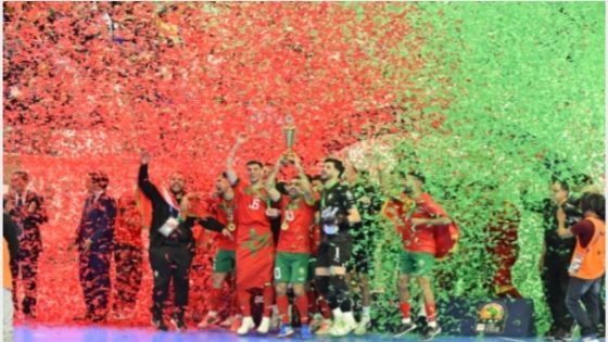 المنتخب المغربي يظفر باللقب الثالث على التوالي بعد فوزه على نظيره الأنغولي (5-1)