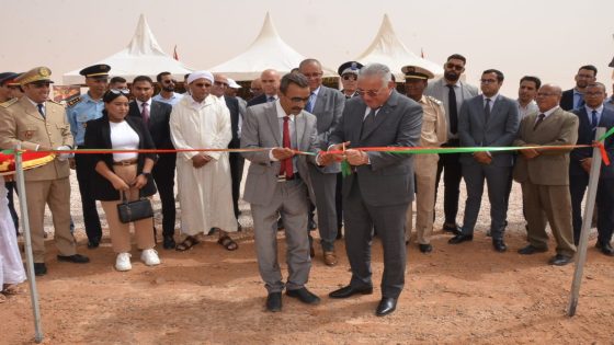 الرشيدية ..والي جهة درعة تافيلالت يشرف على تدشين الطريق الرابطة بين الطاوس وأوزينة