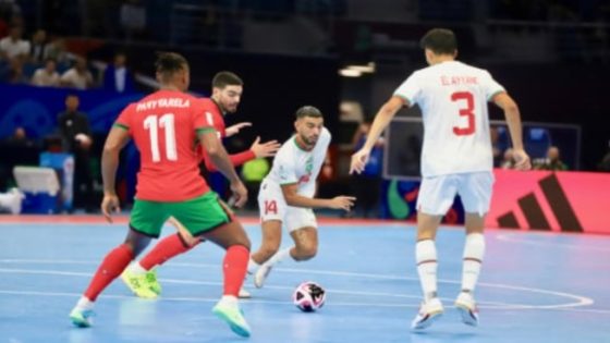 كرة القدم داخل القاعة.. المنتخب المغربي يحتل المركز الثاني بعد هزيمته أمام البرتغال 1-4