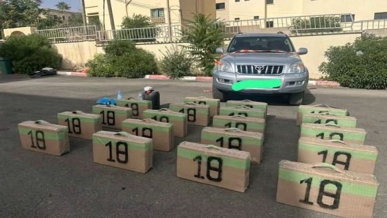 درك ميدلت يحجز نصف طن من مخدر الشيرا في عملية نوعية بزاوية سيدي حمزة