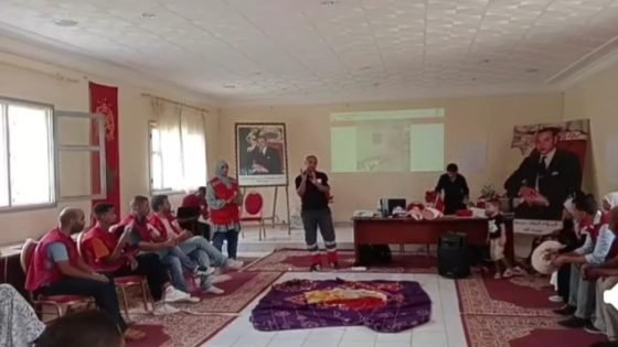 الرشيدية .. تنسيقية الهلال الأحمر المغربي بتنجداد تنظم دورة ميدانية لتأهيل المسعفين الجدد