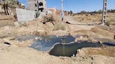 تسرب مياه الصرف الصحي بحي توعليت بالنيف يثير قلق الساكنة ويدق ناقوس الخطر الصحي