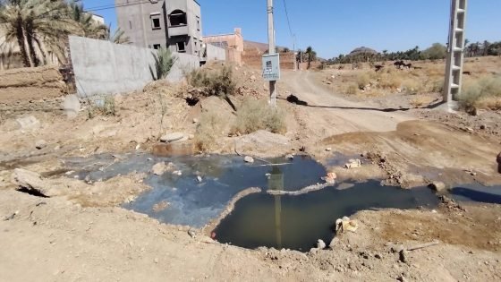 تسرب مياه الصرف الصحي بحي توعليت بالنيف يثير قلق الساكنة ويدق ناقوس الخطر الصحي