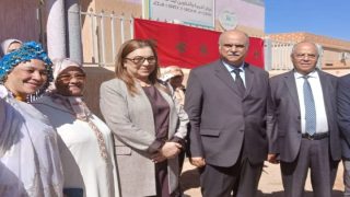 وزيرة التضامن والإدماج الإجتماعي والأسرة تقوم بزيارات ميدانية لمؤسسات اجتماعية بمدينة الرشيدية