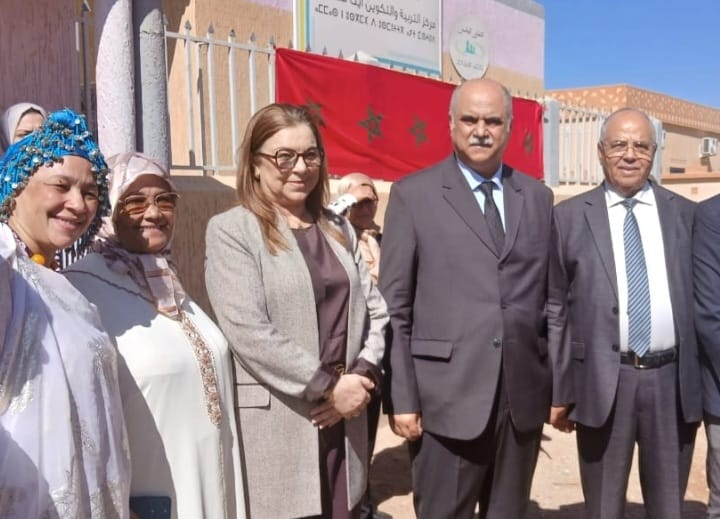 وزيرة التضامن والإدماج الإجتماعي والأسرة تقوم بزيارات ميدانية لمؤسسات اجتماعية بمدينة الرشيدية