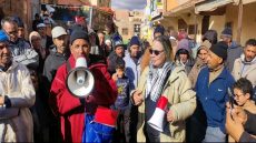 وقفة احتجاجية ببومية للمطالبة بكشف حقيقة مقتل الطفل محمد بويسلخن