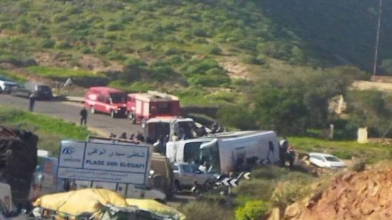 وفاة أربعة عناصر من الأمن الوطني في حادثة سير لحافلة رسمية نواحي سيدي إفني