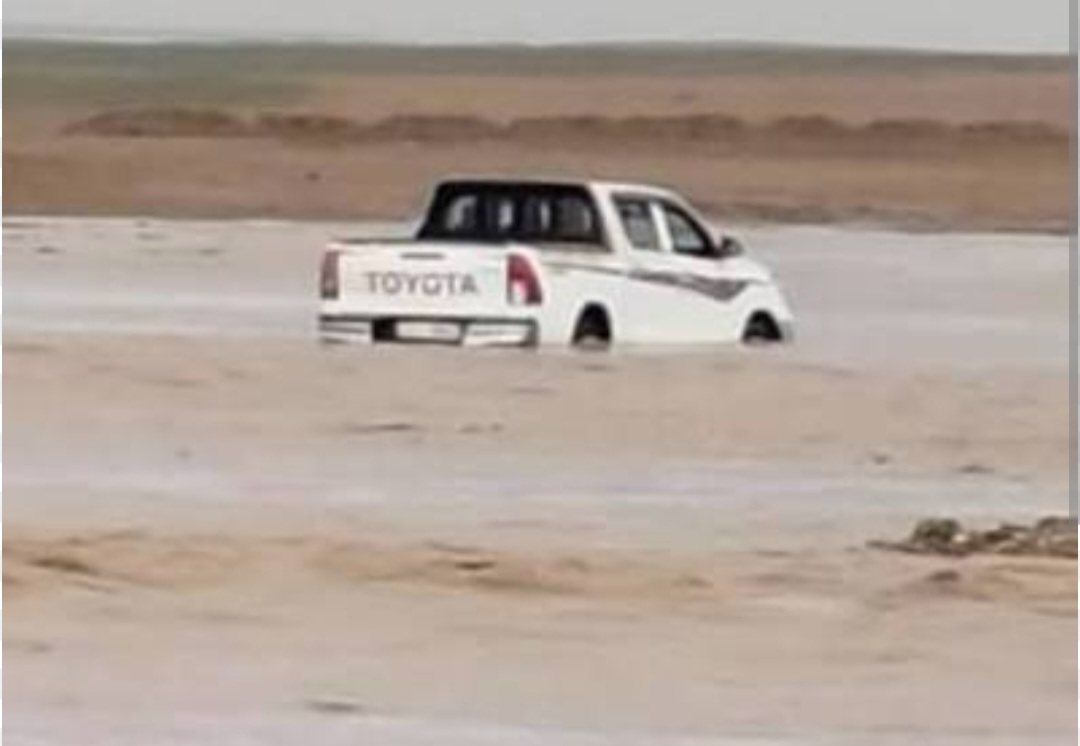 الرشيدية .. استنفار ببوذنيب ينتهي بإنقاذ سائق من قلب السيول بوادي لبيض