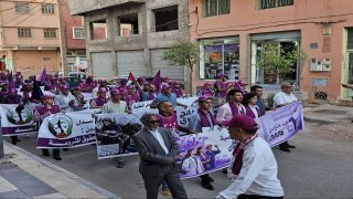 الفدرالية الديمقراطية للشغل بجهة درعة تافيلالت تخلد فاتح ماي بمسيرة حاشدة ومهرجان خطابي