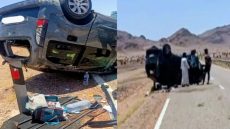 انقلاب سيارة خفيفة بين تغبالت وزاكورة يخلف إصابات ويستدعي تدخلا عاجلا للسلطات