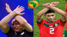 بين حكيمي وحسام حسن.. هل تتكرر رسالة الاحتجاج على التحكيم في كأس العالم؟